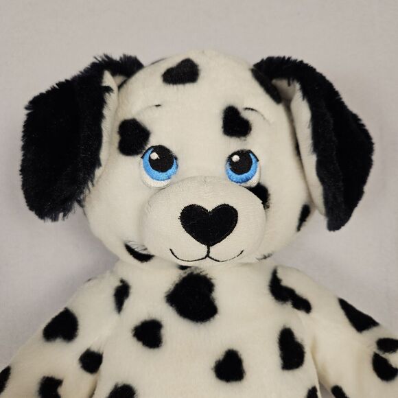 Build a Bear 16" Dalmatian Dog Puppy Huggable Hearts Plush Toy BAB Pup in a Tux - Picture 2 of 14